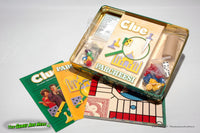 Clue \ Parcheesi Twin Play Games - Milton Bradley 2001 in Tin