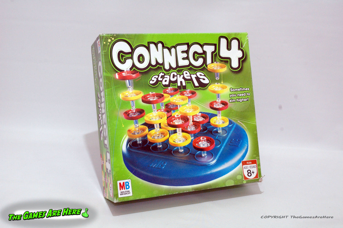 Connect 4 Stackers Game - Milton Bradley 2006 – The Games Are Here