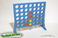 Connect Four Game - Milton Bradley 2002 w Red and Yellow Checkers