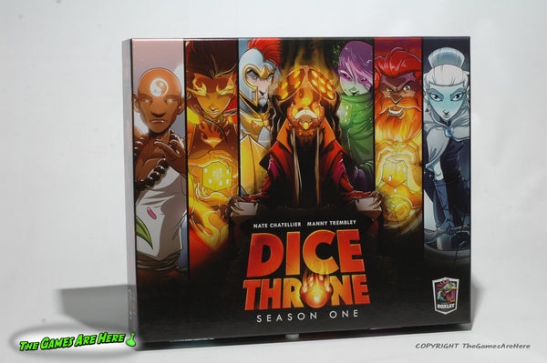 Dice Throne Season One Game - Roxely Games Second Edition 2018 w New Parts