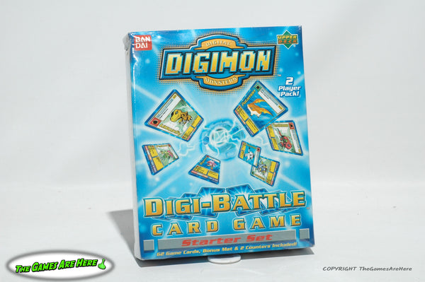 Digimon Digi-Battle Card Game - Bandai 2000 New w Some Box Denting
