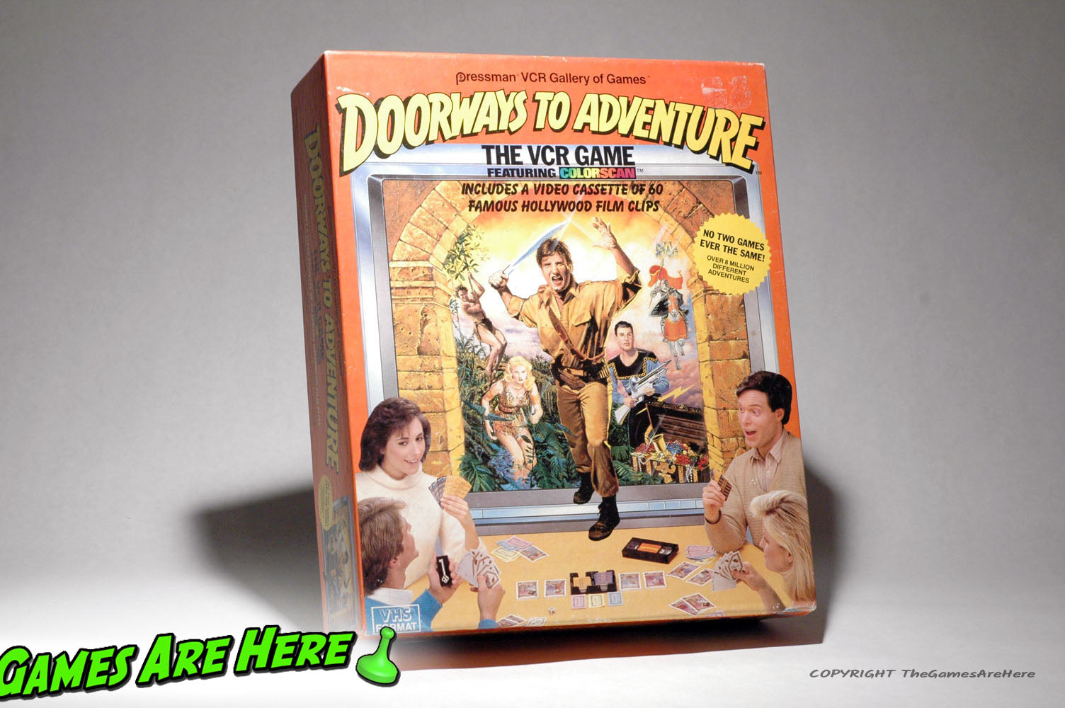 Doorways to Adventure the VCR Game - Pressman 1986 – The Games Are