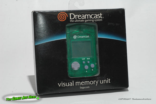 Dreamcast Visual Memory Unit Green - Sega 2000 Brand New