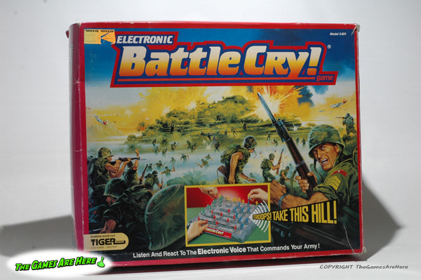 Electronic Battle Cry Game - Tiger Games 1989 Tested Working