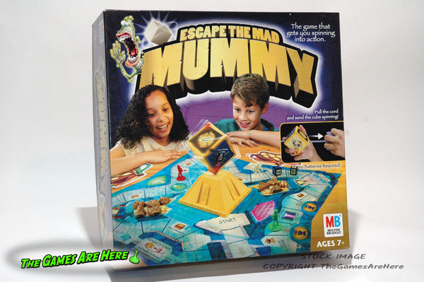 Escape the Mad Mummy Board Game - Milton Bradley 2004