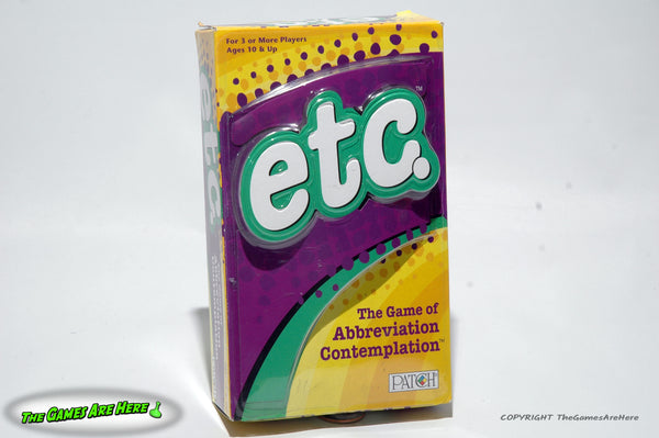 Etc. Game of Abbreviation Contemplation - Patch 2005