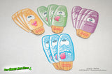 Flip Flop Freezer Pops Color Matching Game - Fisher Price 1998