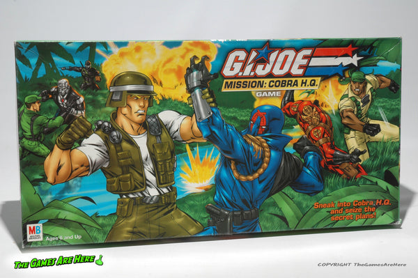 G.I. Joe Mission: Cobra H.Q. Game - Milton Bradley 2002 w Some New Parts