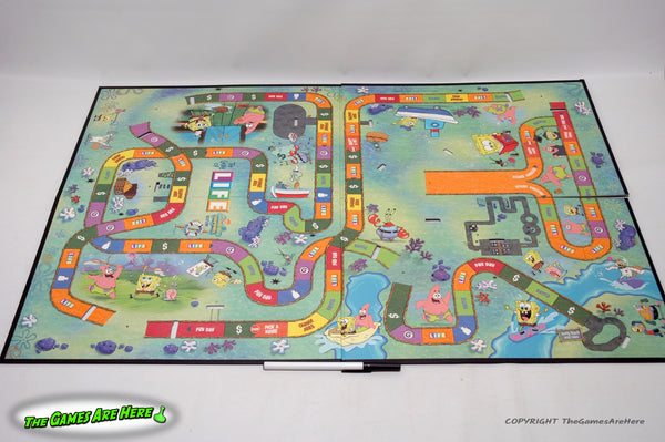 The Game of Life Spongebob Squarepants Game Manual