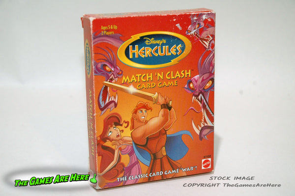 Disney's Hercules Match 'N Clash Card Game - Mattel 1997