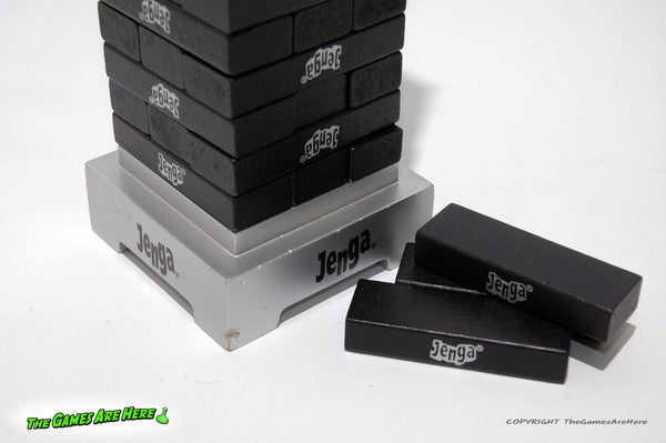 Jenga Onyx Edition - Parker Brothers 2008 w Some Wear – The Games 