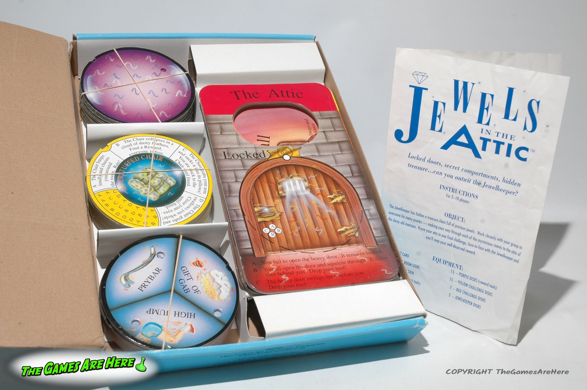 Jewels in the Attic Game Discovery Toys 1992 The Games Are Here