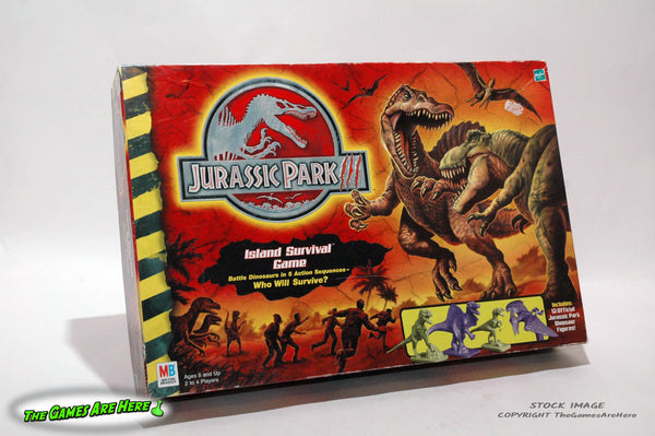 Milton Bradley Jurassic Park 3 Island Survival Game 2001 Complete Milton Bradley Jurassic Park 3 Island Survival Game 2001 Complete