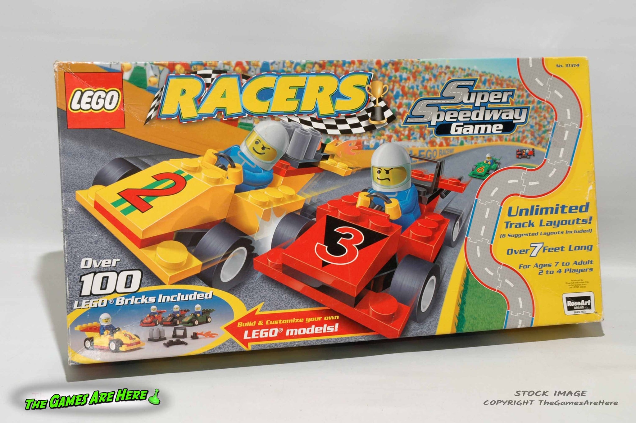 Lego Racers Board Game RoseArt 2001 The Games Are Here