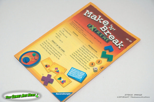 Make \'N\' Break Extreme Game The - Games – 2007 Are Here Ravensburger