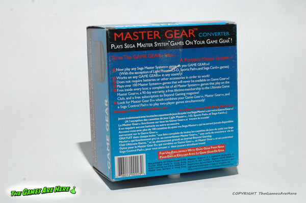 ADAPTATEUR SEGA GAME Gear - Master Gear Converter - Pour lire jeux Master System EUR 29,90 - FR ADAPTATEUR SEGA GAME Gear - Master Gear Converter - Pour lire jeux Master System EUR 29,90 - FR