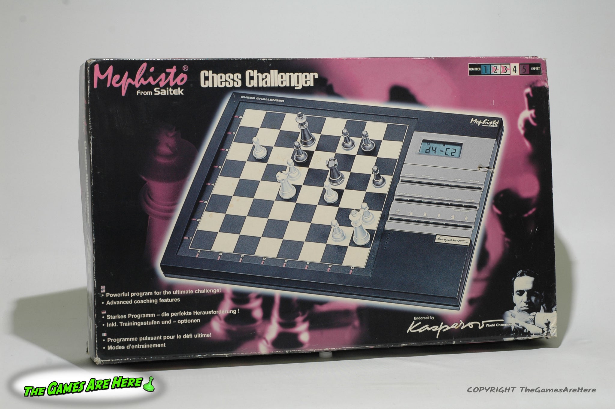 Mephisto Chess Challenger Electronic Chess Set - Saitek 1990 – The