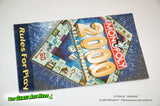 Monopoly 2000 Millennium Edition - Parker Brothers 1999 w Sealed Parts