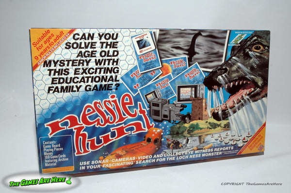 Nessie Hunt Board Game - Searchglen Ltd 1987