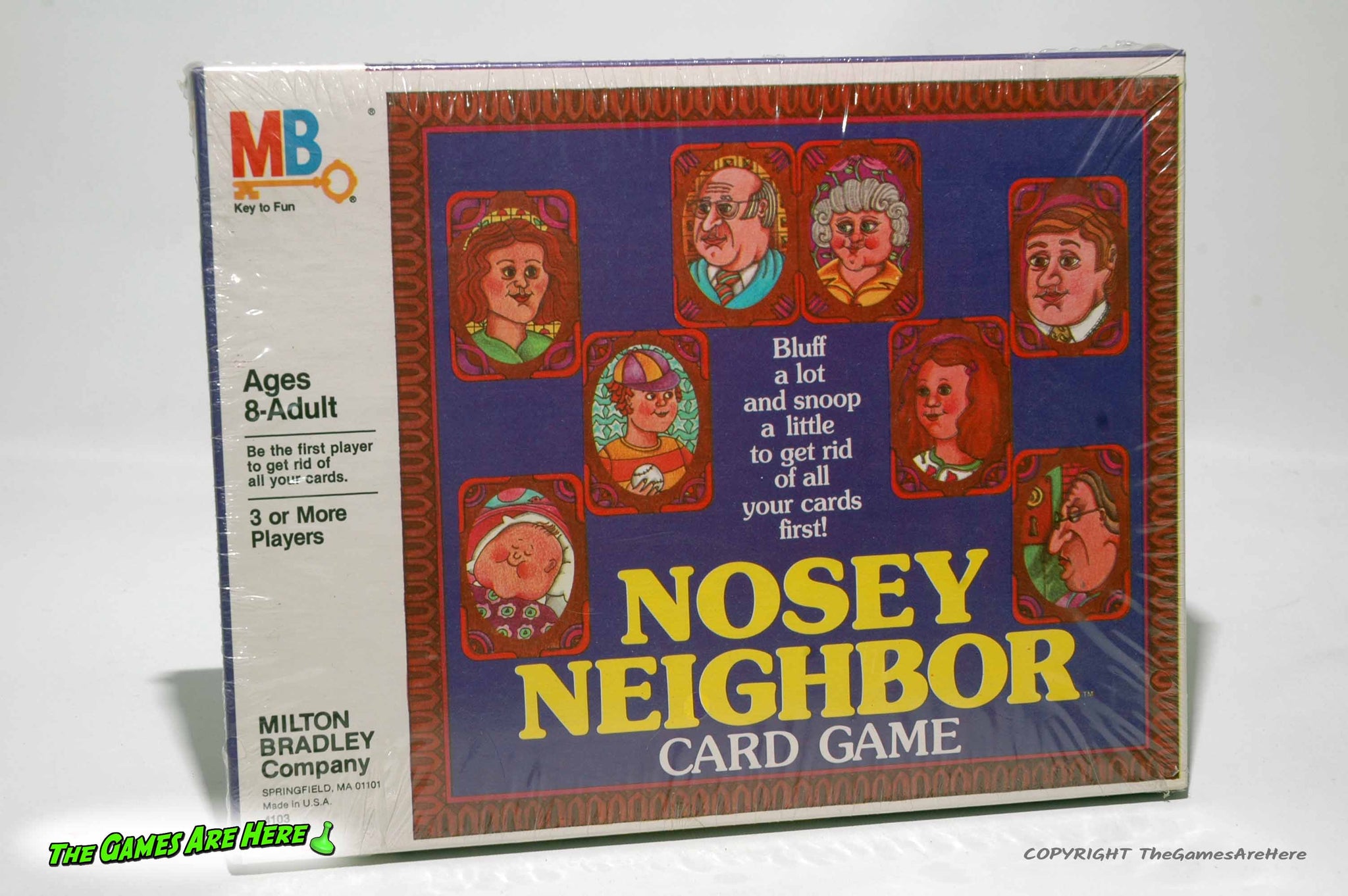 Nosey Neighbor Card Game - Milton Bradley 1981 New – The Games Are