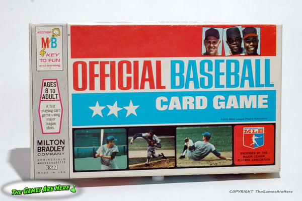 Official Baseball Card Game - Milton Bradley 1970