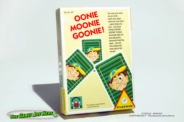 Oonie Moonie Goonie Card Game - Discovery Toys 1988