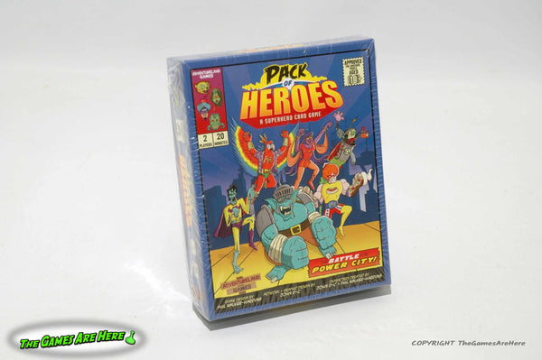 Pack of Heroes Card game - Adventureland Games 2014 Brand New