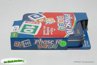 Phase 10 Dice Game - Fundex 2009 in Metal Tin Brand New