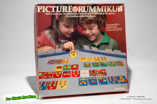 Picture Rummikub Game - Pressman 1983