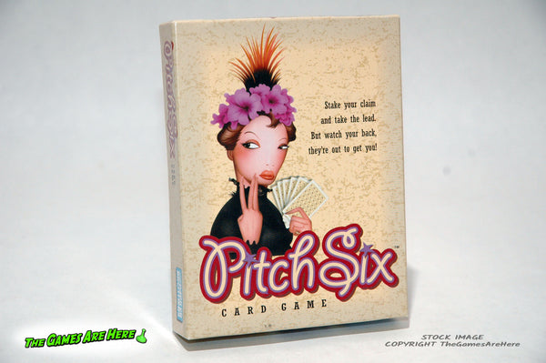 Pitch Six Card Game - Parker Brothers 2002 w Sealed Cards