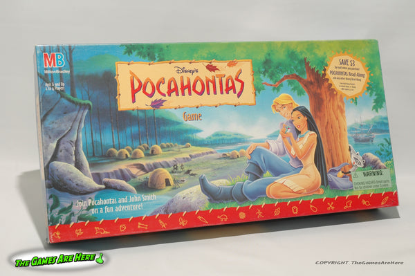 Pocahontas Game - Milton Bradley 1994 w New Parts