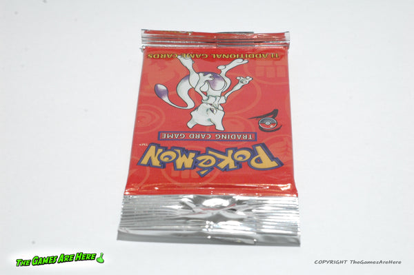 base set 2 booster box sealed Pokemon Trading Card Game Booster Pack Base Set 2 with Mewtwo Art