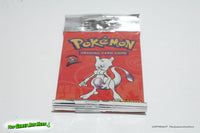 Pokemon Trading Card Game Booster Pack Base Set 2 with Mewtwo Art - Wizards of the Coast 2000 Brand New