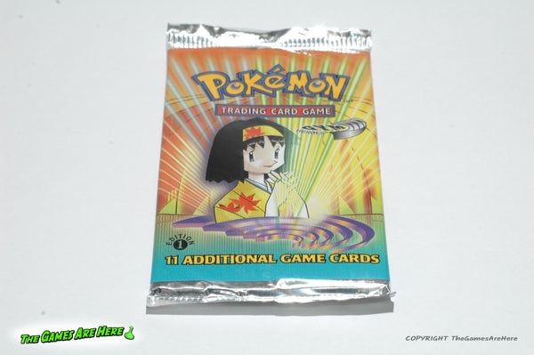 Pokemon Trading Card Game Booster Pack Gym Heroes w Erika Art
