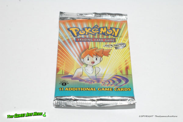 Pokemon Trading Card Game Booster Pack Gym Heroes w Misty Art - Wizard The Games Are Here Pokemon Trading Card Game Booster Pack Gym Heroes w Misty Art - Wizard The Games Are Here