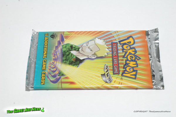 Pokemon Trading Card Game Booster Pack Gym Heroes w Surge Art - Wizard The Games Are Here Pokemon Trading Card Game Booster Pack Gym Heroes w Surge Art - Wizard The Games Are Here