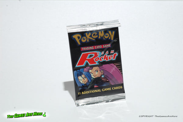 Pokemon Trading Card Game Booster Pack Team Rocket with Jessie & James The Games Are Here Pokemon Trading Card Game Booster Pack Team Rocket with Jessie & James The Games Are Here