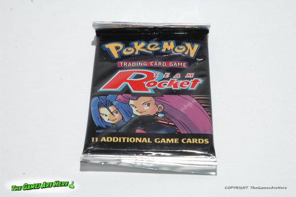 Pokemon Trading Card Game Booster Pack Team Rocket with Jessie & James The Games Are Here Pokemon Trading Card Game Booster Pack Team Rocket with Jessie & James The Games Are Here
