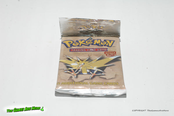 pokemon fossil booster pack price Pokemon Trading Card Game Booster Pack Fossil Zapdos Art