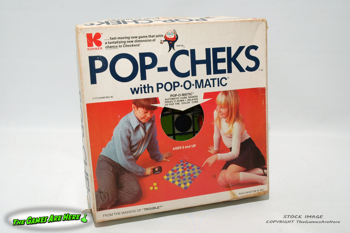 Pop Cheks Game with Pop O Matic - Kohner 1973 – The Games Are Here