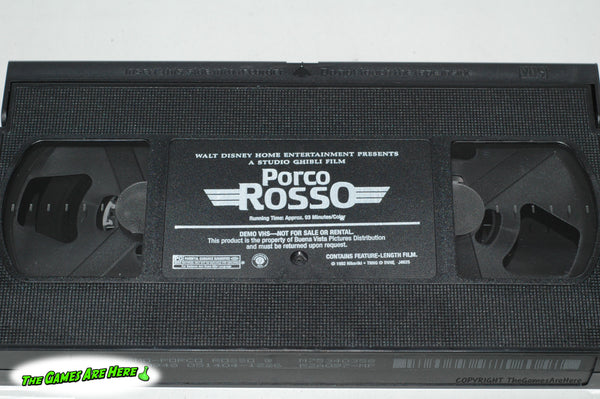 Porco Rosso VHS Demo Screener Edition - Studio Ghibli – The Games