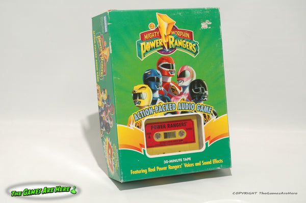 Mighty Morphin Power Rangers Audio Game - Parker Brothers 1994 w New Tape