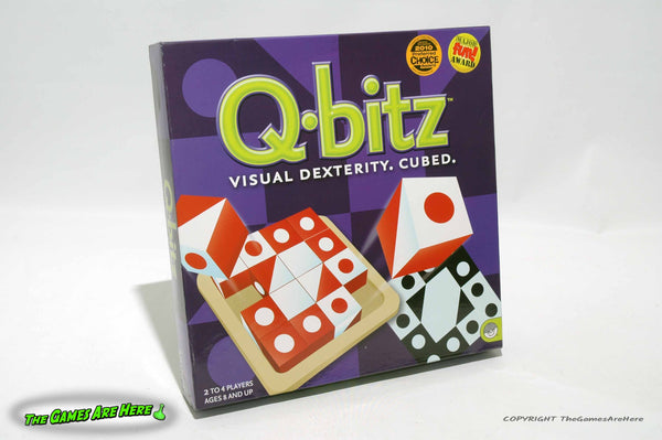 Q Bitz Visual Dexterity Cubed Game - Mindware 2009 w Carry Bag