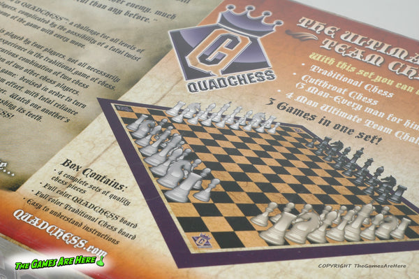 QuadChess Chess Game 2011 Team Play 2 to 4 Players New Sealed Perpetual  Group