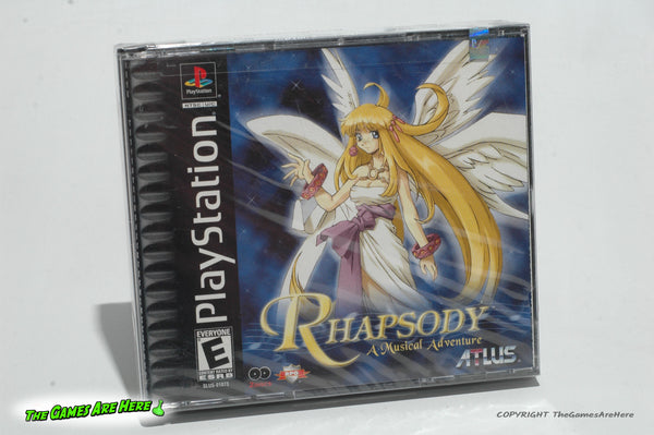 Rhapsody A Musical Adventure - Sony Playstation Atlus 2000 Brand New