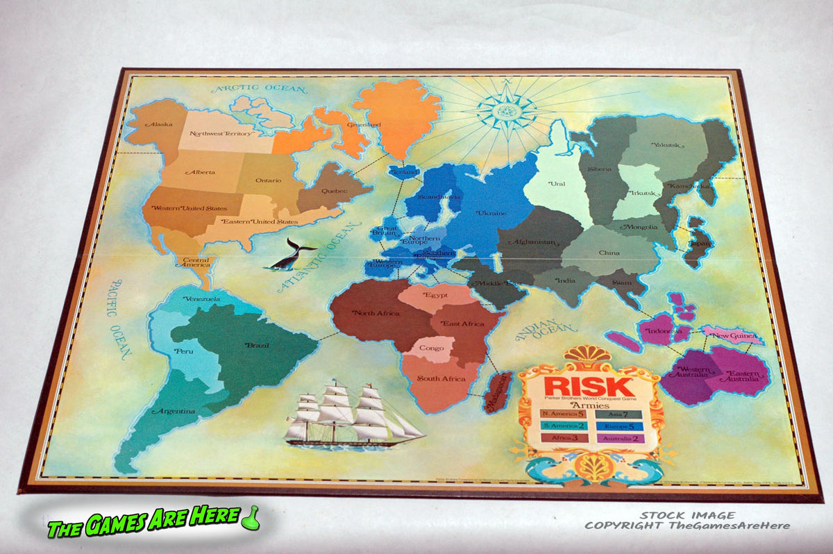 Risk Game of World Conquest - Parker Brothers 1980 – The Games Are Here