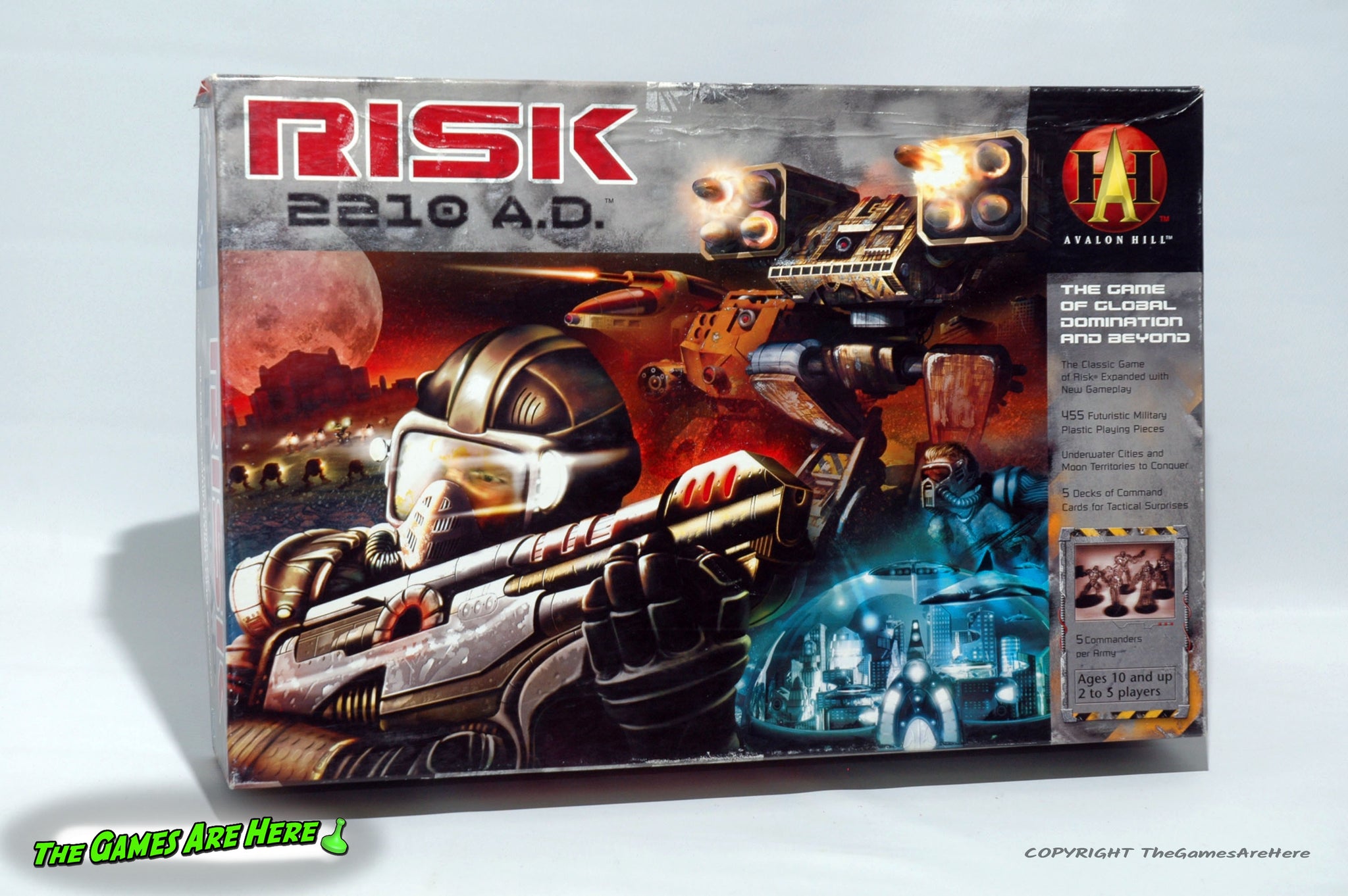 Cartes Space Command Pour Le Jeu RISK 2210 A.D. - En Anglais, Occasion