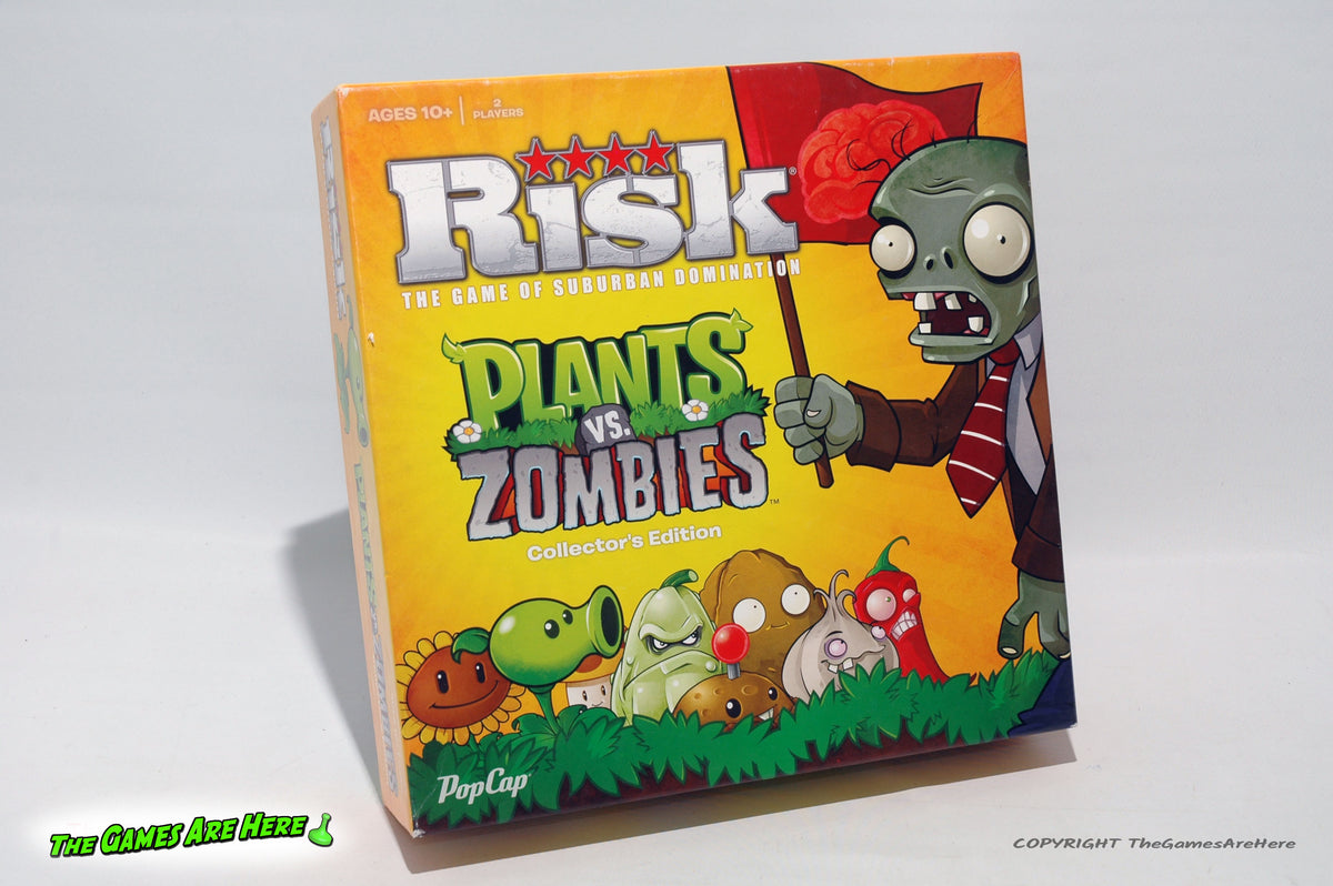 Pvz Risk Reminder Risk Plants Vs. Zombies Collectors Edition - USAOpoly 2013 – The Games ...
