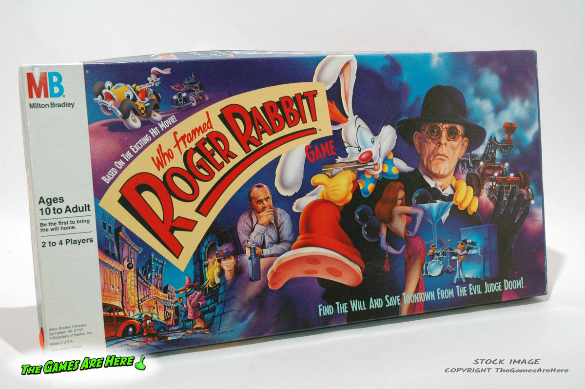 Who Framed Roger Rabbit Board Game - Milton Bradley 1987 – The Games ...