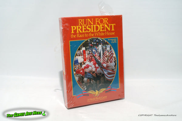 Run for President Game - World Books 1988 Brand New